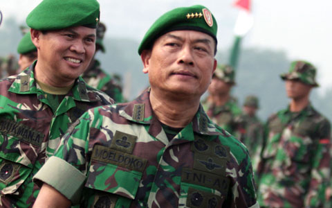 Moeldoko Tegaskan TNI Bersikap Netral Hadapi Pilpres 2014